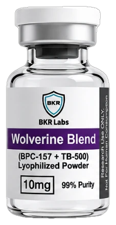 WOLVERINE 10mg Blend Lyophilized Powder vial, BK Research Labs